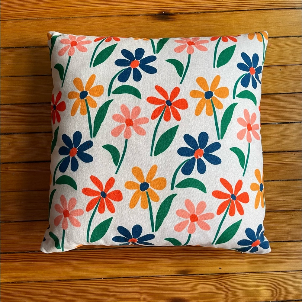 Floral Decorative Pillow